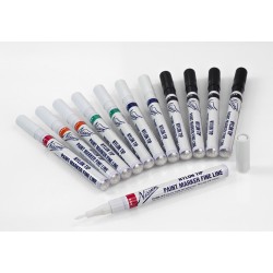 Bel Art溶剂型油漆笔标记；5种颜色组合（一包12个）