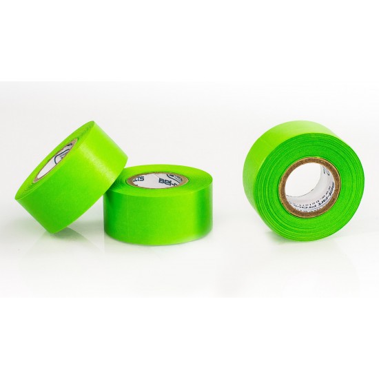 Bel-Art Write-On 绿色标签胶带； 15 码长、1 英寸宽、1 英寸核心（3 个一包）