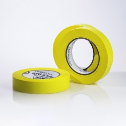 Bel-Art Write-On Yellow Label Tape; 40yd Length, 1 in. Width, 3 in. Core (Pack of 3)