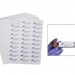 Bel Art低温储存标签纸；67x25mm用于机架/箱子，白色（600个标签）