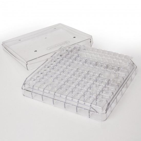 Bel-Art PCR管冷冻储存盒;0.2ml试管，144位 (5支/包)