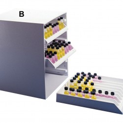 Bel-Art Lab Fridge Tray Cabinet; 14 x 13½ x 15½ in., Holds 3 Racks