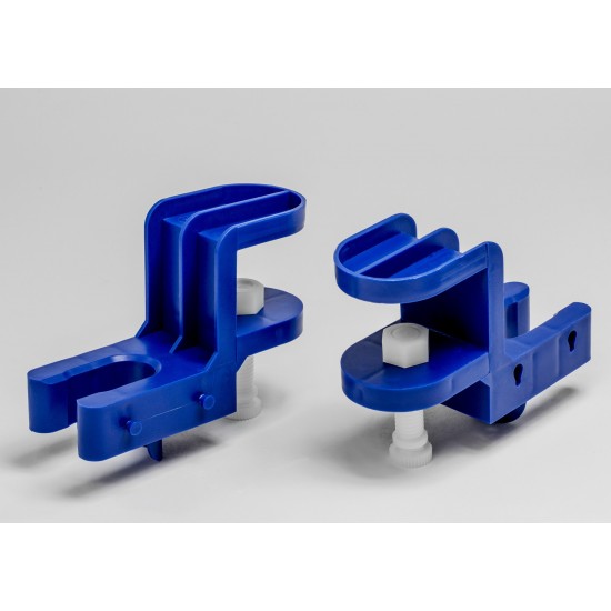 Bel-Art Single Holder Clamps for PiRack Polypropylene Pipettor Holder System (Pack of 2)