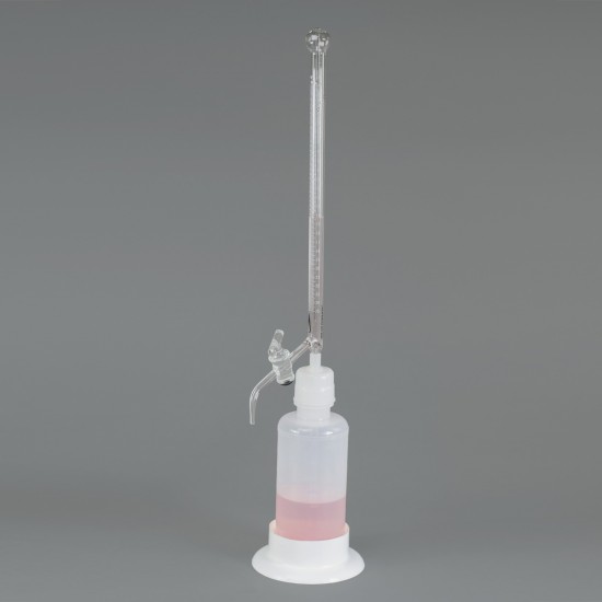 Bel Art硼硅酸盐玻璃25ml自动自调零滴定管；500ml蓄水池