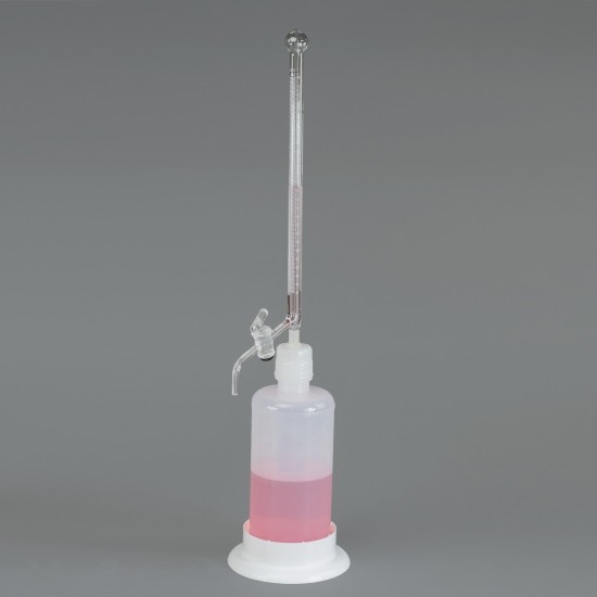 Bel Art硼硅酸盐玻璃25ml自动自调零滴定管；1000毫升水库