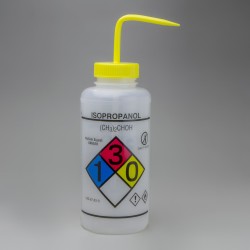 Bel-Art GHS 标签安全排气异丙醇洗瓶； 1000ml (一包 2个)
