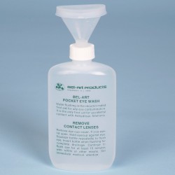 Bel-Art Pocket-Size Emergency Eye Wash Bottle; 120ml, Polyethylene