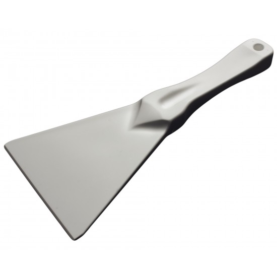 Bel-Art 塑料三角刮板； 9¾ 英寸长，4⅜ 英寸刀片