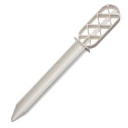 Bel-Art 取样抹刀； V 形，9 英寸，非无菌塑料（12 个一包）