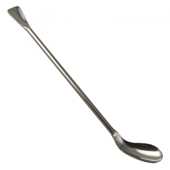 Bel-Art椭圆勺和抹刀取样器;长21cm, 10ml，不锈钢