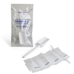Bel Art Sterileware勺子和袋式取样器；60ml（2oz），无菌塑料，单独密封（50包）