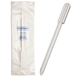 Bel-Art Sterileware取样刮刀；V形，14英寸，无菌塑料，单独包装（50包）