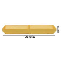 Bel-Art Spinbar® Teflon® 八边形磁力搅拌棒； 76.2 x 12.7 毫米，黄色