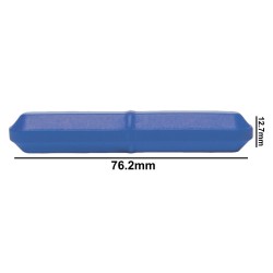 Bel-Art Spinbar® Teflon® 八边形磁力搅拌棒； 76.2 x 12.7 毫米，蓝色