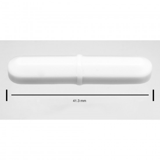 Bel-Art Spinbar® Teflon® 八边形磁力搅拌棒； 41.3 x 8 毫米，白色