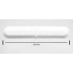 Bel-Art Spinbar® Teflon® 八边形磁力搅拌棒； 50.8 x 9.5 毫米，白色