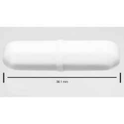 Bel-Art Spinbar® Teflon® 八边形磁力搅拌棒； 38.1 x 9.5 毫米，白色