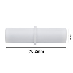 Bel Art Spinbar®Teflon®圆柱形磁力搅拌棒；76.2 x 12.7毫米，白色