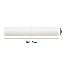 Bel Art Spinbar®Teflon®圆柱形磁力搅拌棒；101.6 x 16毫米，白色