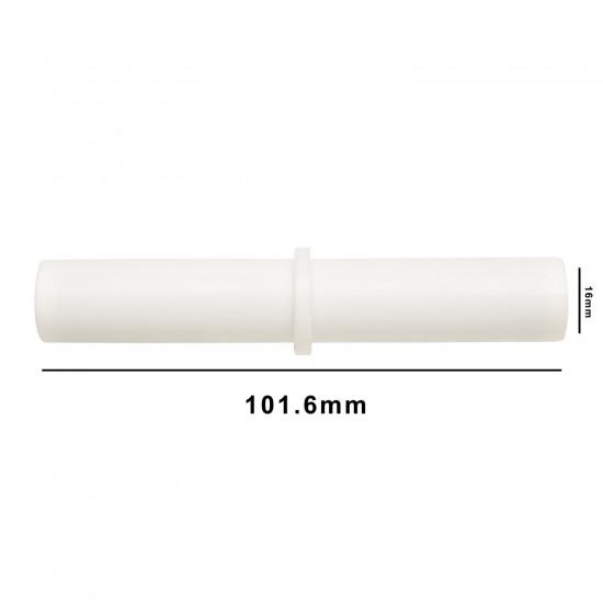 Bel Art Spinbar®Teflon®圆柱形磁力搅拌棒；101.6 x 16毫米，白色