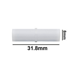 Bel Art Spinbar®Teflon®圆柱形磁力搅拌棒；31.8 x 8毫米，白色