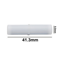 Bel Art Spinbar®Teflon®圆柱形磁力搅拌棒；41.3 x 9.5毫米，白色