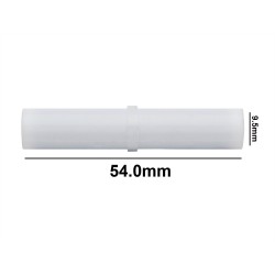 Bel Art Spinbar®Teflon®圆柱形磁力搅拌棒；54.0 x 9.5毫米，白色