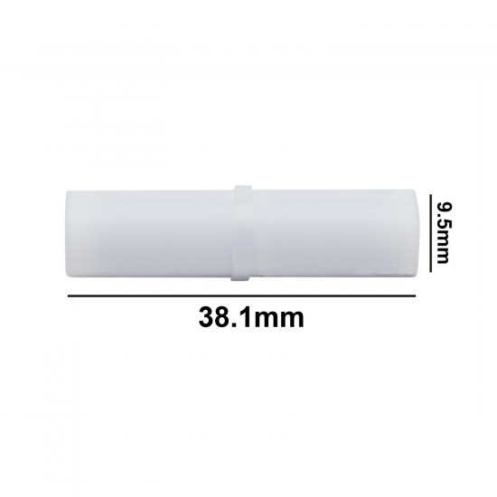 Bel Art Spinbar®Teflon®圆柱形磁力搅拌棒；38.1 x 9.5毫米，白色