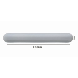 Bel Art Spinbar®Teflon®多边形磁力搅拌棒；70 x 10mm，白色，无枢轴环