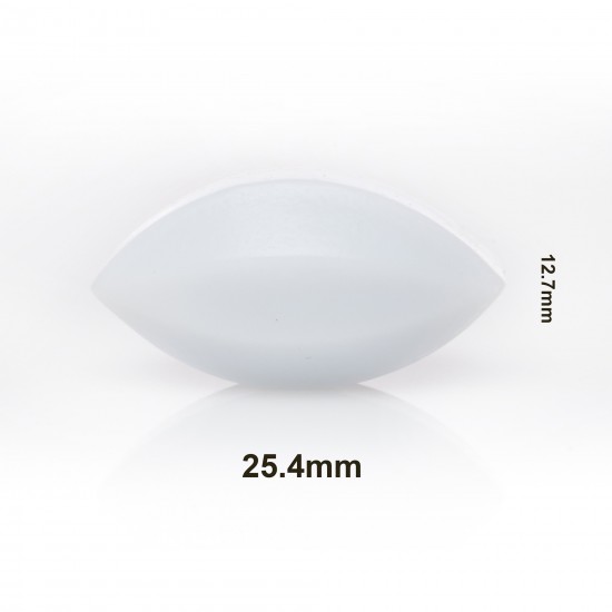Bel-Art Spinbar® Teflon® 椭圆（蛋形）磁力搅拌棒； 25.4 x 12.7 毫米，白色