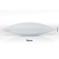 Bel-Art Spinbar® Teflon® 椭圆（蛋形）磁力搅拌棒； 76 x 19.1 毫米，白色