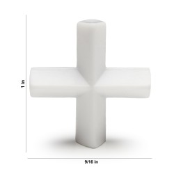Bel-Art Spinplus Teflon Magnetic Stirring Bar; 25.4 x 14.3mm, White