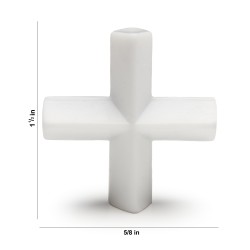Bel-Art Spinplus® Teflon® 磁力搅拌棒； 38.1 x 15.8 毫米，白色