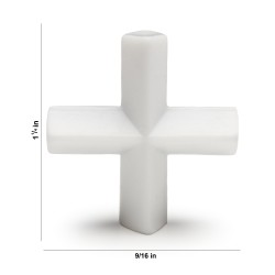 Bel-Art Spinplus® Teflon® 磁力搅拌棒； 31.8 x 14.3 毫米，白色