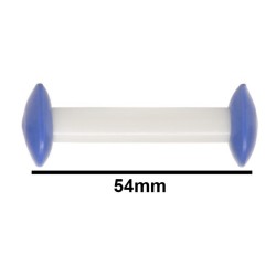 Bel-Art Circulus™ Teflon® Magnetic Stirring Bar; 54mm Length, Blue