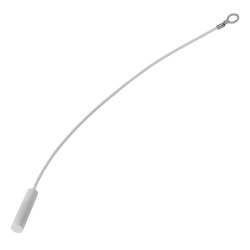 Bel-Art Spinbar Flexible Teflon Magnetic Stirring Bar Retriever; 13 in. Length, 12.5 x 53mm, White