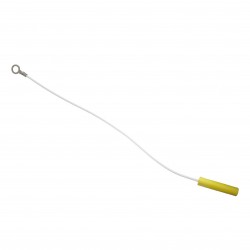 Bel-Art Spinbar® Flexible Teflon® Magnetic Stirring Bar Retriever; 13 in. Length, 12.5 x 53mm, Yellow