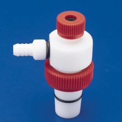 Bel-Art Safe-Lab Therm-O-Vac Joint Adapter for 24/40 Tapered Joints, PTFE
