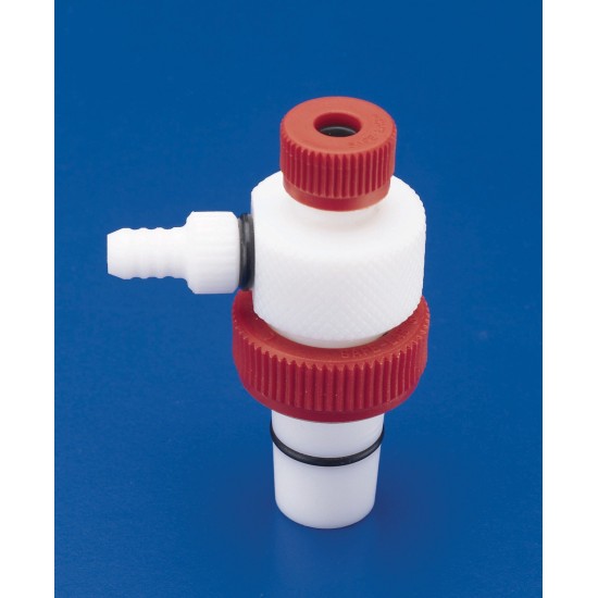 Bel-Art Safe-Lab Therm-O-Vac Joint Adapter for 24/40 Tapered Joints, PTFE