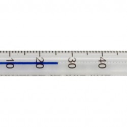 Bel-Art, H-B DURAC Plus PFA 安全涂层玻璃液实验室温度计； -10 到 110C，50mm 浸没，有机液体填充