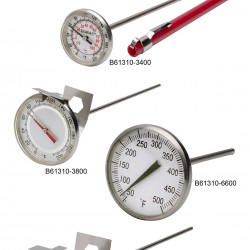 Bel-Art, H-B DURAC Bi-Metallic Thermometer; -5 to 50C (25 to 125F), 33mm Dial