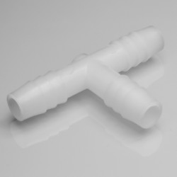 Bel-Art“T”形管接头，用于 ⅜ 英寸管； 聚丙烯（12 件装）