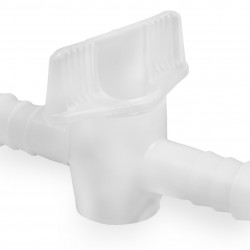 Bel-Art 2-Piece Stopcock for ½ in. Tubing; Polyethylene