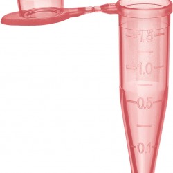 1.5 mL SuperSpin® Microcentrifuge Tubes, Red, in Resealable Bags