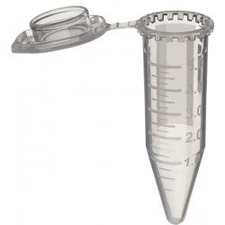 5.0 mL SuperClear® Centrifuge Tubes with Attached Caps, Clear, in Resealable Bags