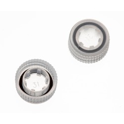 Screw Caps with O-Rings for SuperClear® microtubes, Natural Color, in Bags