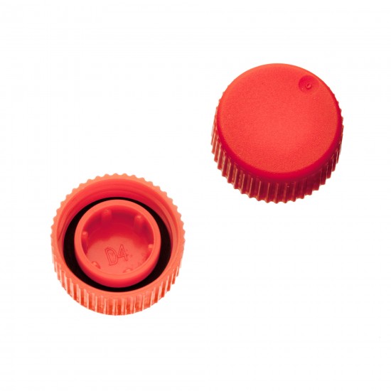 Screw Caps with O-Rings for SuperClear® microtubes, Assorted Colors, in Bags