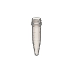 SuperClear® 1.5 mL Screw Cap Microcentrifuge Tubes with Caps, in Resealable Bags