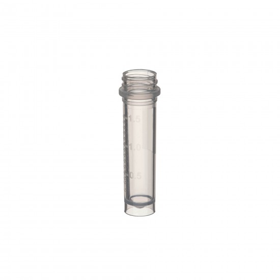 SuperClear® 2.0 mL Freestanding Screw Cap Microcentrifuge Tubes, in Resealable Bags
