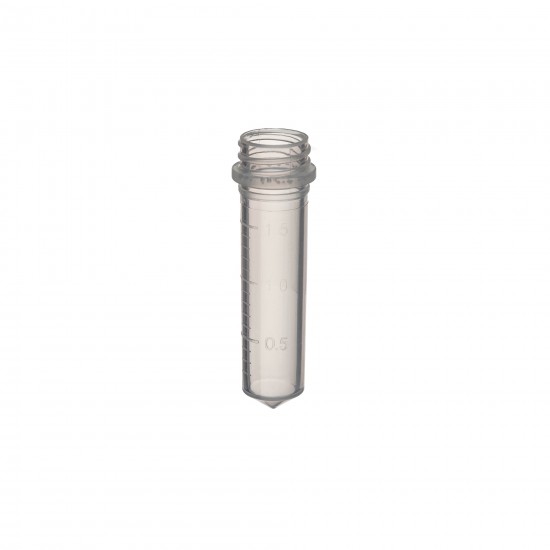 SuperClear® 2.0 mL Screw Cap Microcentrifuge Tubes, in Resealable Bags